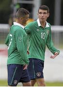 20 June 2015; Dillon Sheridan, Ireland, celebrates scoring a first half hat-trick with teammate Gary Messett. This tournament is the only chance the Irish team have to secure a precious qualifying spot for the 2016 Rio Paralympic Games. 2015 CP Football World Championships, Ireland v Portuga. St. George’s Park, Tatenhill, Burton-upon-Trent, Staffordshire, United Kingdom. Picture credit: Magi Haroun / SPORTSFILE