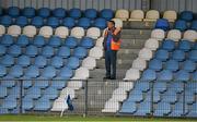 20 June 2015; A lone 'Maor' on duty in the main stand which was not used for the game. GAA Football All-Ireland Senior Championship, Round 1A, Longford v Carlow, Glennon Brothers Pearse Park, Longford. Picture credit: Ray McManus / SPORTSFILE