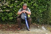 21 June 2015; Sean Moynihan, from Thurles, Co Tippearay, a Munster matchday steward relaxes as he awaits the arrivals of cars to the car park. Munster GAA Hurling Senior Championship, Semi-Final, Limerick v Tipperary, Gaelic Grounds, Limerick. Picture credit: Ray McManus / SPORTSFILE