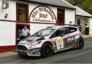 21 June 2015: Declan Boyle and Brian Boyle, in a Ford Fiesta WRC, in action on SS 15 in the Joule Donegal International Rally. Glen Co. Donegal. Picture credit: Philip Fitzpatrick / SPORTSFILE