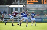 20 June 2015; Patrick Purcell, Laois, in action against Andrew Smith, Galway. Leinster GAA Hurling Senior Championship, Semi-Final, Galway v Laois, O'Connor Park, Tullamore, Co. Offaly. Photo by Sportsfile