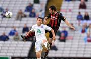 26 August 2008; Mark Rossiter, Bohemians, in action against Shane Robinson, Drogheda United. eircom League of Ireland Premier Division, Bohemians v Drogheda United, Dalymount Park, Dublin. Photo by Sportsfile