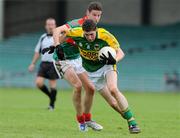 30 August 2008; Colm Morriarty, Kerry, in action against James Cafferty, Mayo. ESB GAA Football All-Ireland Minor Championship Semi-Final Replay, Kerry v Mayo, Gaelic Grounds, Limerick. Picture credit: Matt Browne / SPORTSFILE