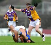 30 August 2008; Claire Lambert, Tipperary, in action against Martina Murray, Wexford. TG4 All-Ireland Ladies Intermediate Football Championship Semi-Final, Tipperary v Wexford, Pairc Tailteann, Navan, Co. Meath. Photo by Sportsfile