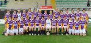 30 August 2008; The Wexford squad. TG4 All-Ireland Ladies Intermediate Football Championship Semi-Final, Tipperary v Wexford, Pairc Tailteann, Navan, Co. Meath. Photo by Sportsfile