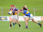 30 August 2008; Josie Dwyer, Wexford, in action against Mairead Morrisey, Tipperary. TG4 All-Ireland Ladies Intermediate Football Championship Semi-Final, Tipperary v Wexford, Pairc Tailteann, Navan, Co. Meath. Photo by Sportsfile