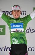 31 August 2008; Russell Downing, Pinarello CandiTV, after being presented with the An Post sponsored Green Jersey. 2008 Tour of Ireland - Stage 5, Killarney - Cork. Picture credit: Stephen McCarthy / SPORTSFILE  *** Local Caption ***