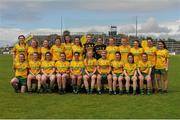21 June 2015; Donegal panel before the match. Aisling McGing U21 B Championship Final, Donegal v Longford, Markiewicz Park, Sligo. Picture credit: Seb Daly / SPORTSFILE