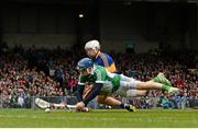 21 June 2015; Limerick goalkeeper Barry Hennessy saves from Niall O'Meara, Tipperary. Munster GAA Hurling Senior Championship, Semi-Final, Limerick v Tipperary, Gaelic Grounds, Limerick. Picture credit: Brendan Moran / SPORTSFILE