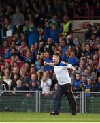 21 June 2015; Tipperary manager Eamon O'Shea issues instructions during the second half. Munster GAA Hurling Senior Championship, Semi-Final, Limerick v Tipperary, Gaelic Grounds, Limerick. Picture credit: Ray McManus / SPORTSFILE