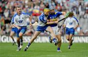17 August 2008; Benny Dunne, Tipperary, in action against Aidan Kearney, Waterford. GAA Hurling All-Ireland Senior Championship Semi-Final, Tipperary v Waterford, Croke Park, Dublin. Picture credit: Stephen McCarthy / SPORTSFILE
