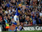 17 August 2008; Seamus Callinan, Tipperary, celebrates after scoring his side's only goal. GAA Hurling All-Ireland Senior Championship Semi-Final, Tipperary v Waterford, Croke Park, Dublin. Picture credit: Stephen McCarthy / SPORTSFILE