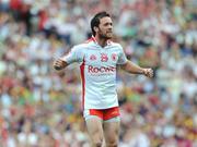 31 August 2008; Tyrone's Martin Penrose celebrates after a late point. GAA Football All-Ireland Senior Championship Semi-Final, Tyrone v Wexford, Croke Park, Dublin. Picture credit: Pat Murphy / SPORTSFILE