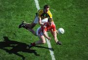 31 August 2008; Fintan Gould, Cork, in action against Eoin Brosnan, Kerry. GAA Football All-Ireland Senior Championship Semi-Final Replay, Kerry v Cork, Croke Park, Dublin. Picture credit: Ray McManus / SPORTSFILE