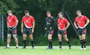 2 Septemeber 2008; Ulster's Thomas Anderson, Rob Dewey, Niall O'Connor, Isaac Boss and Darren Cave, during a training session. Ulster Rugby Squad Training Session, Newforge Country Club, Belfast, Co Antrim. Picture credit; Oliver McVeigh / SPORTSFILE