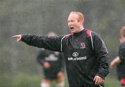 2 Septemeber 2008; Ulster's Skills coach, Neil Doak, during a squad training session. Ulster Rugby Squad Training Session, Newforge Country Club, Belfast, Co Antrim. Picture credit; Oliver McVeigh / SPORTSFILE