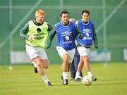 3 September 2008; Republic of Ireland's Andy Reid, right, in action against his team-mate Paul McShane, during squad training session. Gannon Park, Malahide, Dublin. Picture credit: David Maher / SPORTSFILE