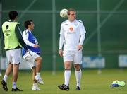 3 September 2008; Republic of Ireland's Richard Dunne, during squad training session. Gannon Park, Malahide, Dublin. Picture credit: David Maher / SPORTSFILE