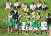 31 August 2008; The Offaly team celebrate at the end of the game. All-Ireland Minor B Championship Final, Offaly v Waterford, Geraldine Park, Athy, Co. Kildare. Photo by Sportsfile