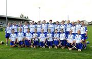31 August 2008; The Waterford squad. All-Ireland Minor B Championship Final, Offaly v Waterford, Geraldine Park, Athy, Co. Kildare. Photo by Sportsfile