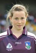 31 August 2008; Galway captain Tracey Leonard. All-Ireland Ladies U16 A Football Championship Final, Cork v Galway, McDonagh Park, Nenagh, Co. Tipperary. Picture credit: Brian Lawless / SPORTSFILE