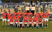 20 June 2015; The Carlow team. GAA Football All-Ireland Senior Championship, Round 1A, Longford v Carlow, Glennon Brothers Pearse Park, Longford. Picture credit: Ray McManus / SPORTSFILE