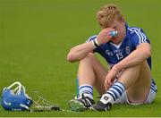 21 June 2015; Mark Kavanagh, Laois, dejected after the game. Electric Ireland Leinster GAA Hurling Minor Championship, Semi-Final, Kilkenny v Laois, Nowlan Park, Kilkenny. Picture credit: Piaras Ó Mídheach / SPORTSFILE
