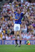 31 August 2008; Wexford goalkeeper Anthony Masterson celebrates after his side scored their goal. GAA Football All-Ireland Senior Championship Semi-Final, Tyrone v Wexford, Croke Park, Dublin. Picture credit: Brendan Moran / SPORTSFILE