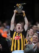 7 September 2008; Kilkenny captain Thomas Breen lifts the Irish Press Cup after his side's victory over Galway. ESB GAA Hurling All-Ireland Minor Championship Final, Kilkenny v Galway, Croke Park, Dublin. Picture credit: Stephen McCarthy / SPORTSFILE