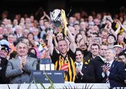 7 September 2008; Kilkenny captain James &quot;Cha&quot; Fitzpatrick lifts the Liam MacCarthy cup after the game. GAA Hurling All-Ireland Senior Championship Final, Kilkenny v Waterford, Croke Park, Dublin. Picture credit: Brendan Moran / SPORTSFILE
