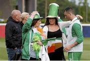 24 June 2015; Ireland's Gary Messett is comforted by supporters at the end of the game. This tournament is the only chance the Irish team have to secure a precious qualifying spot for the 2016 Rio Paralympic Games. 2015 CP Football World Championships, Ireland v Ukraine, Quarter-Final, St. George’s Park, Tatenhill, Burton-upon-Trent, Staffordshire, England. Picture credit: Magi Haroun / SPORTSFILE