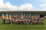 24 June 2015; The Offaly squad. Bord Gáis Energy Leinster GAA Hurling U21 Championship, Semi-Final, Offaly v Wexford, O'Connor Park, Tullamore, Co. Offaly. Picture credit: Matt Browne / SPORTSFILE