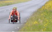 25 June 2015; Fiona McCormack, Un-Attached Leinster, in action during the National Time Trial Championships. Omagh, Co. Tyrone. Picture credit: Stephen McMahon / SPORTSFILE