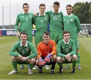 26 June 2015; The Ireland team. This tournament is the only chance the Irish team have to secure a precious qualifying spot for the 2016 Rio Paralympic Games. 2015 CP Football World Championships, Ireland v Argentina, St. George’s Park, Tatenhill, Burton-upon-Trent, Staffordshire, England. Picture credit: Magi Haroun / SPORTSFILE