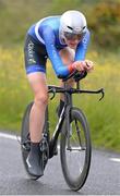 25 June 2015; Sean McKenna, Team Aquablue, in action during the National Time Trial Championships. Omagh, Co. Tyrone. Picture credit: Stephen McMahon / SPORTSFILE