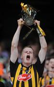 7 September 2008; Kilkenny captain Thomas Breen lifts the Irish Press Cup after his side's victory over Galway. ESB GAA Hurling All-Ireland Minor Championship Final, Kilkenny v Galway, Croke Park, Dublin. Picture credit: Stephen McCarthy / SPORTSFILE