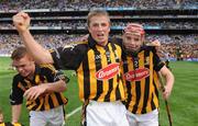 7 September 2008; Michael Walsh, left, and David Healy, Kilkenny, celebrate their side's victory. ESB GAA Hurling All-Ireland Minor Championship Final, Kilkenny v Galway, Croke Park, Dublin. Picture credit: Stephen McCarthy / SPORTSFILE