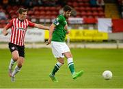 26 June 2015; Darren Dennehy, Cork City, in action against Patrick McEleney, Derry City. SSE Airtricity League Premier Division, Derry City v Cork City, Brandywell, Derry. Picture credit: Oliver McVeigh / SPORTSFILE