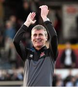 26 June 2015; Dundalk manager Stephen Kenny, at the end of the game. SSE Airtricity League Premier Division, Dundalk v Limerick FC, Oriel Park, Dundalk, Co. Louth. Picture credit: David Maher / SPORTSFILE