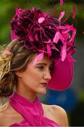 27 June 2015; Naomie Kelliher from Killorglin, Co. Kerry. Curragh Derby Festival. The Curragh, Co. Kildare. Picture credit: Cody Glenn / SPORTSFILE