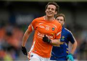 27 June 2015; Jamie Clarke, Armagh, celebrates scoring his side's second goal. GAA Football All-Ireland Senior Championship, Round 1B, Armagh v Wicklow. Athletic Grounds, Armagh. Picture credit: Piaras Ó Mídheach / SPORTSFILE