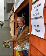 27 June 2015; Programme seller Gay Stafford before the game. GAA Football All-Ireland Senior Championship, Round 1B, Wexford v Down. Innovate Wexford Park, Wexford. Picture credit: Matt Browne / SPORTSFILE