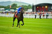 27 June 2015; Jack Hobbs, with William Buick up, on their way to winning the Dubai Duty Free Irish Derby. Curragh Derby Festival. The Curragh, Co. Kildare.  Picture credit: Cody Glenn / SPORTSFILE