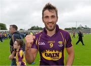 27 June 2015; Wexford's Brian Malone celebrates after the final whistle. GAA Football All-Ireland Senior Championship, Round 1B, Wexford v Down. Innovate Wexford Park, Wexford. Picture credit: Matt Browne / SPORTSFILE