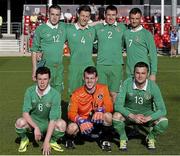 26 June 2015; The Ireland team. This tournament is the only chance the Irish team have to secure a precious qualifying spot for the 2016 Rio Paralympic Games. 2015 CP Football World Championships, Ireland v England, St. George’s Park, Tatenhill, Burton-upon-Trent, Staffordshire, England. Picture credit: Magi Haroun / SPORTSFILE