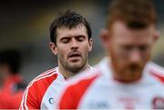 27 June 2015; A dejected Mark Lynch, Derry, after the game. Ulster GAA Football Senior Championship, Semi-Final, Derry v Donegal. St Tiernach's Park, Clones, Co. Monaghan. Picture credit: Oliver McVeigh / SPORTSFILE