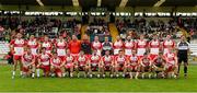 27 June 2015; The Derry squad. Ulster GAA Football Senior Championship, Semi-Final, Derry v Donegal. St Tiernach's Park, Clones, Co. Monaghan. Picture credit: Oliver McVeigh / SPORTSFILE