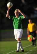28 August 2008; Republic of Ireland's Robert Maloney. Under-16 International Friendly, Republic of Ireland v Wales, Whitehall, Dublin. Picture credit: Brian Lawless / SPORTSFILE
