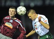 11 September 2008; Ray Kenny, Bray Wanderers in action against  Jason Molloy, Galway United. FAI Ford Cup Quarter-Final, Galway United v Bray Wanderers, Terryland Park, Galway. Picture credit: David Maher / SPORTSFILE