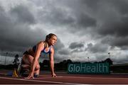 29 June 2015; Pictured at the launch of the GloHealth Senior Track and Field Championships, which will take place in Morton Stadium, Santry, on 8th 9th August,  is 4 x 100m relay runner Catherine McManus. The Championships are free to under 16s and a perfect day out for the whole family. Tickets can be bought at www.athleticsireland.ie or at the gate on the day. Morton Stadium, Santry, Dublin. Picture credit: Ramsey Cardy / SPORTSFILE